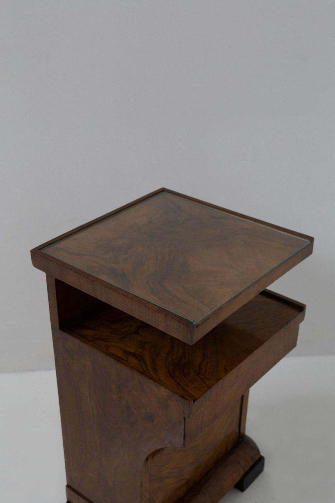 Pair Of Italian Art Deco Bedside Tables In Briarwood photo buy