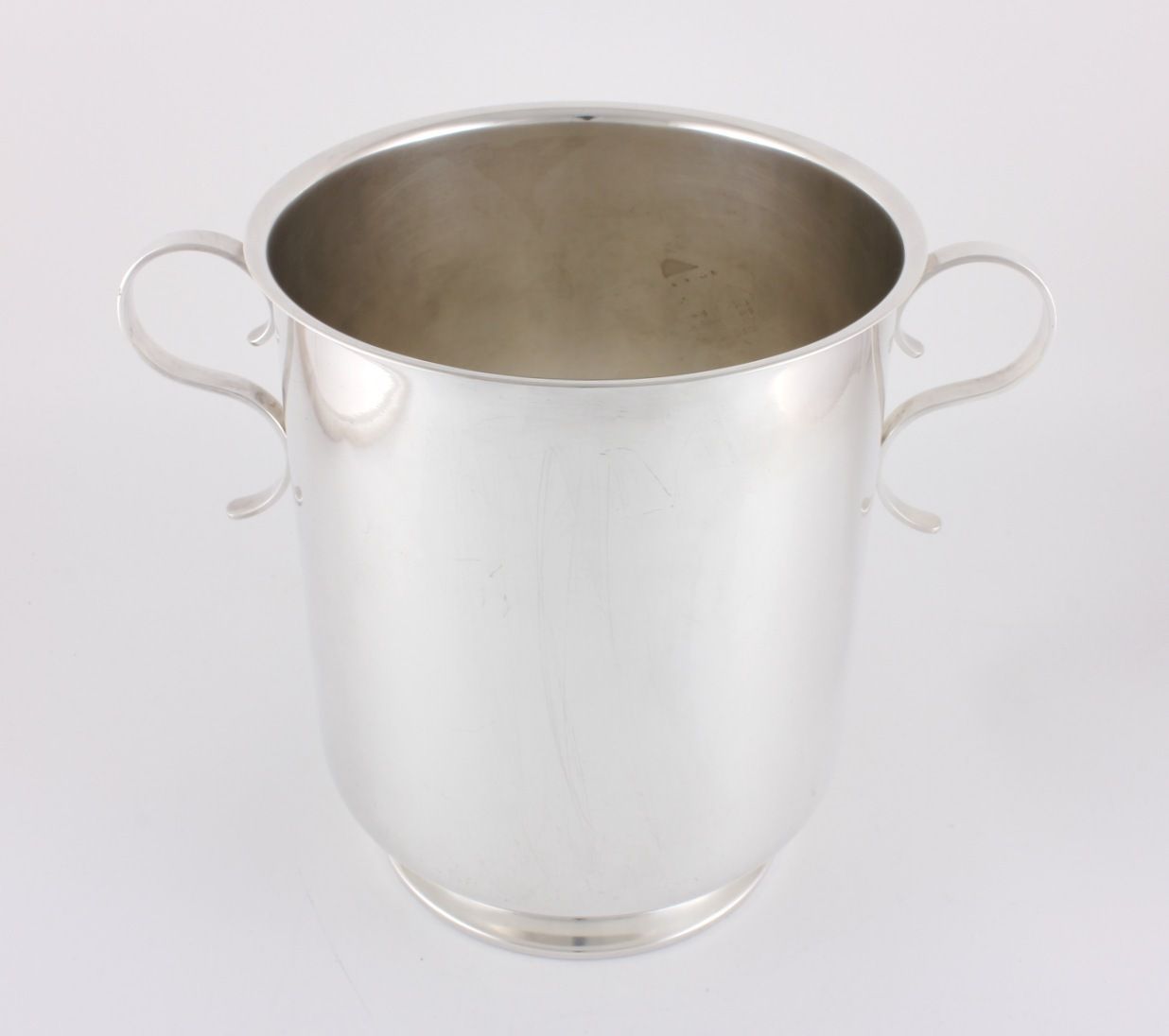 Christofle Silver Plate Champagne Cooler. French Wine Ice Bucket. C1930. photo furniture