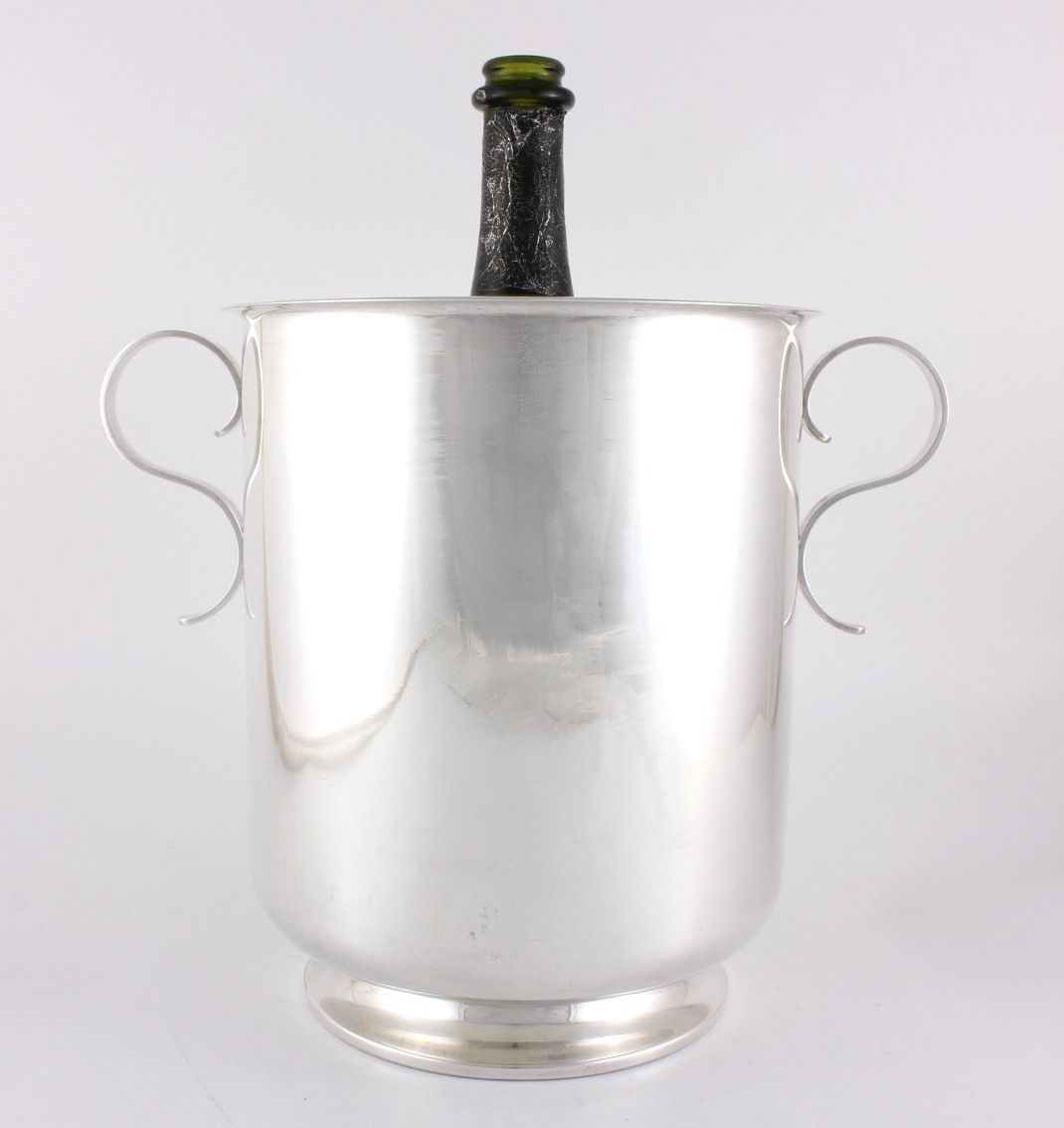 photo furniture Christofle Silver Plate Champagne Cooler. French Wine Ice Bucket. C1930.