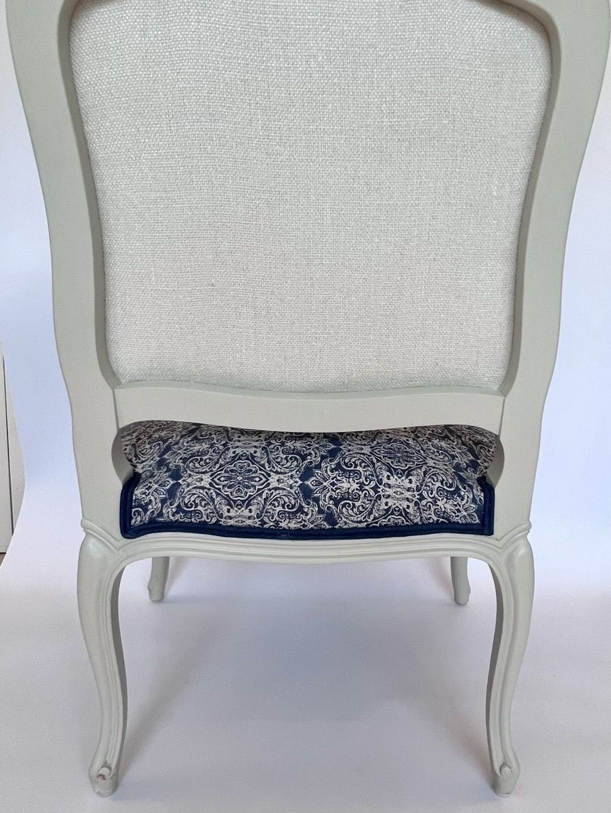 Carved Wood And Upholstery Armchair photo Furniture