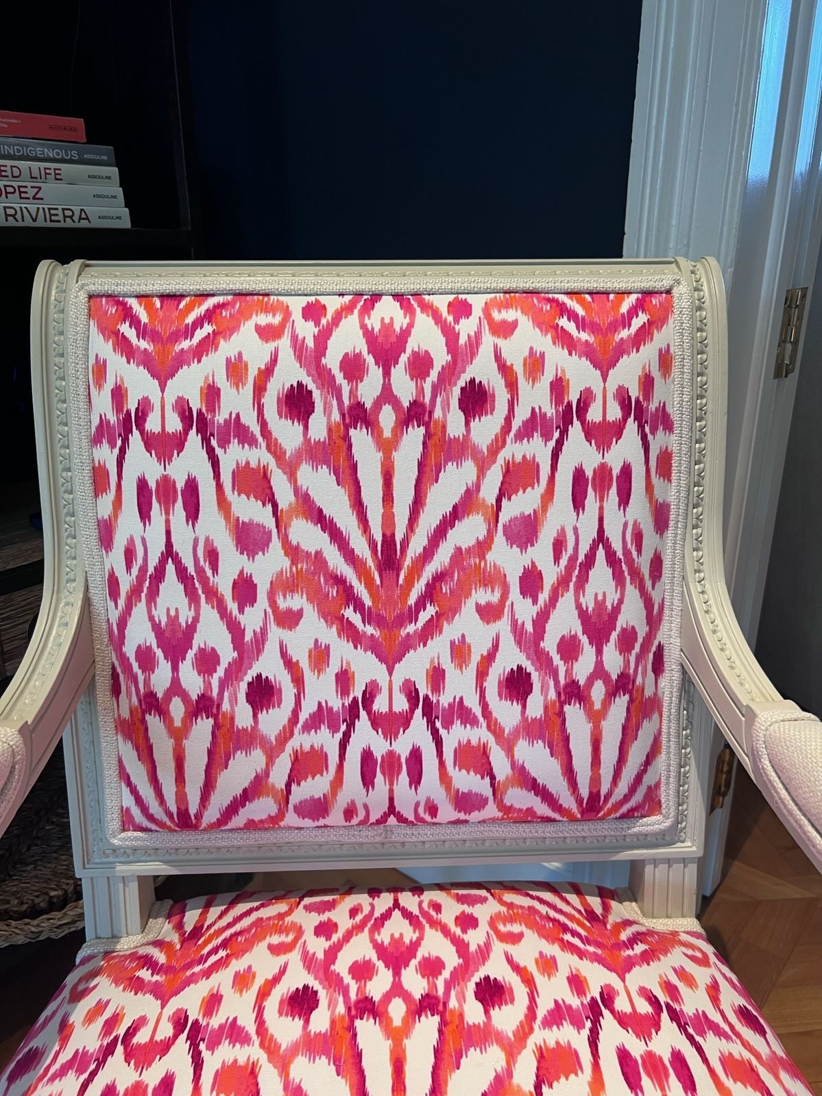Carved Wood And Upholstery Armchair photo furniture