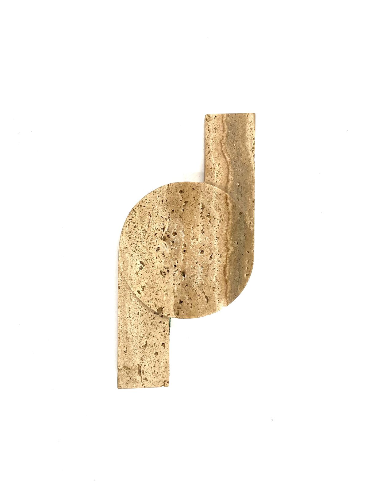 Brutalist Travertine Ashtray, Cerri Nestore, Italy, 1970s photo buy