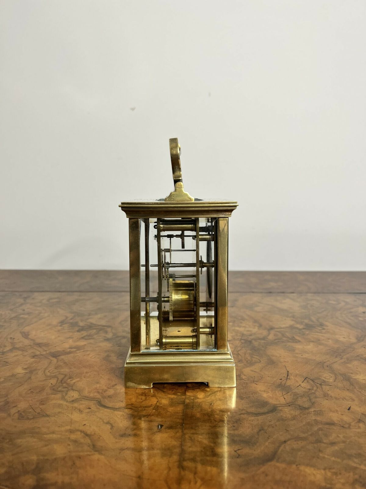 Stunning Quality Antique Large French Brass Carriage Clock photo Home Decor