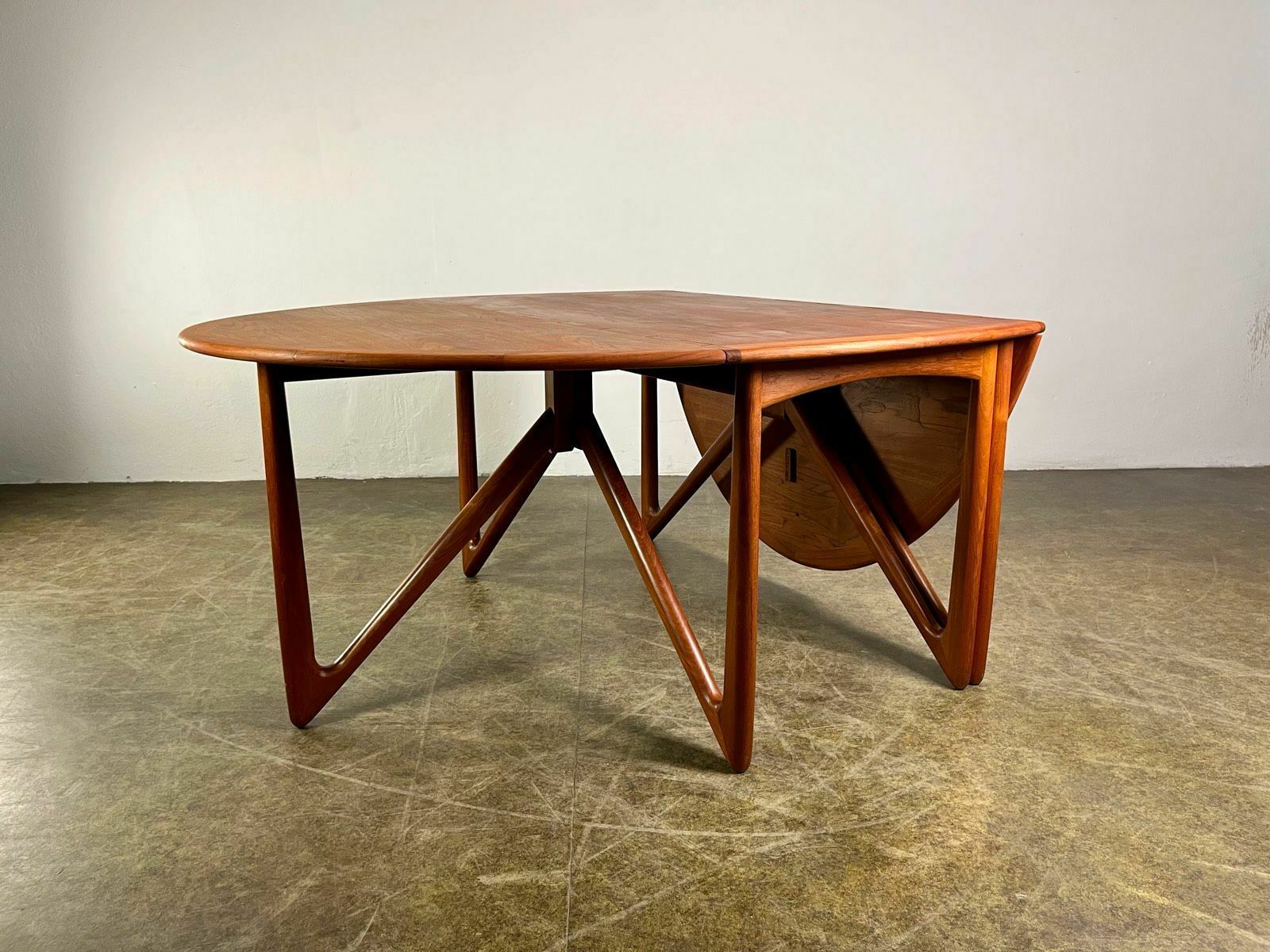 Dining Table Kurt østervig Gateleg Teak Mid Century photo 2690.0