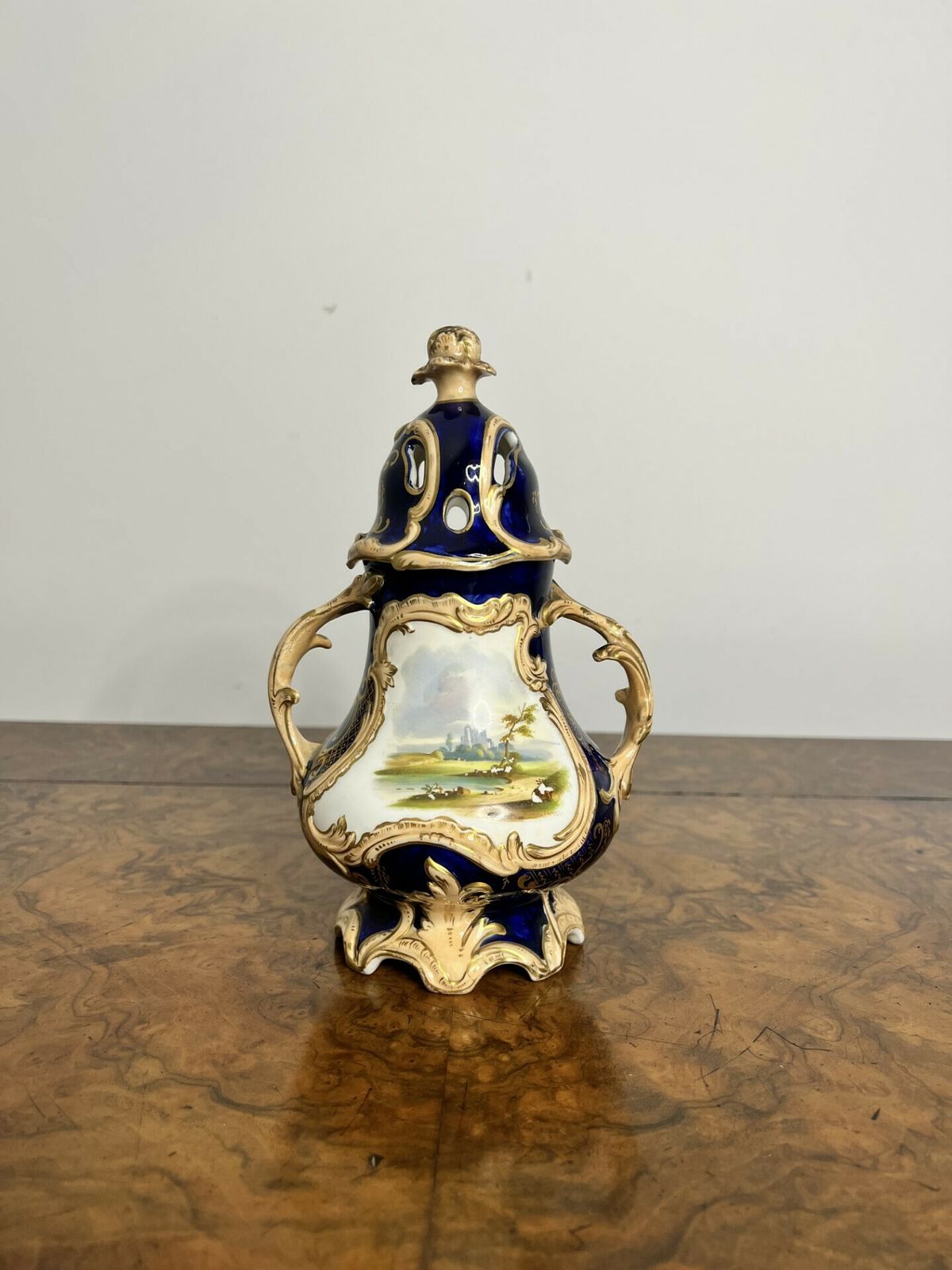 Stunning Quality Antique Samuel Alcock Pot Pourri Vase And Cover