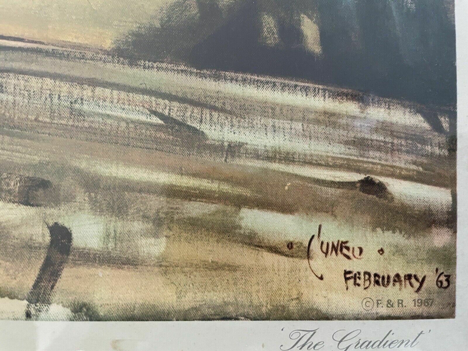 photo furniture Vintage Framed Print Of “The Gradient” By Terence Cuneo 1967 Frost & Reed
