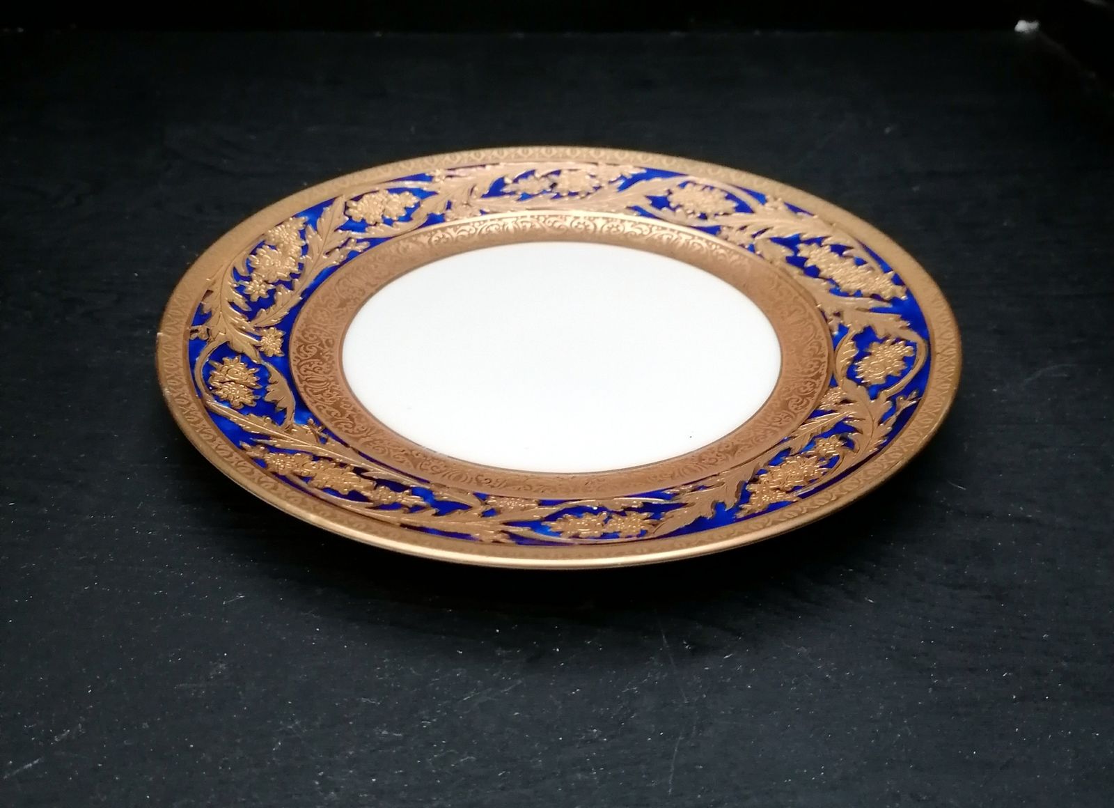 Noritaki Hand Made Gold Plated Decorative Plate. Ref 5048 photo furniture