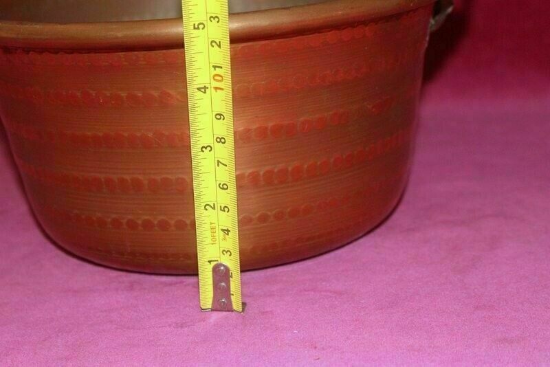 photo buy Antique Quality French Hammered Copper Pot/Planter/Jam 18th C 30 X 13 Cm