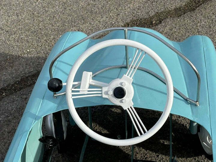 photo furniture Tri Ang Zephyr Consul Pedal Car, Circa 1951