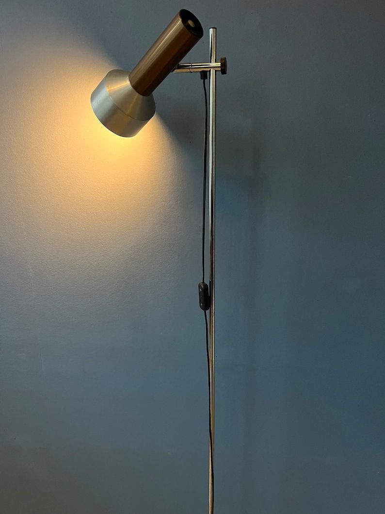 Adjustable Mid Century Floor Lamp photo for sale