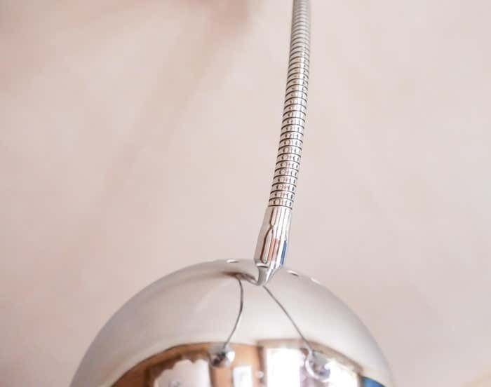 photo furniture Space Age Pendant Lamp With Three Arms Made Of Chrome By Goffredo Reggiani, Italy 1970s