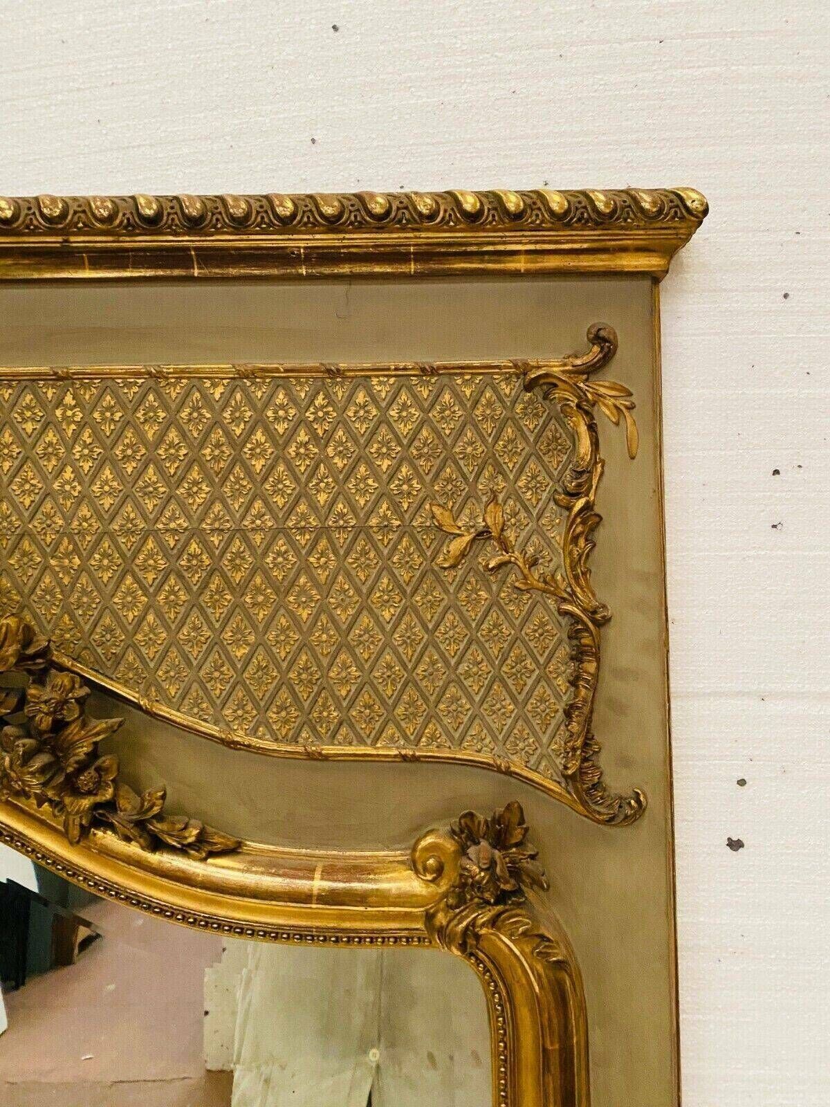 photo for sale Louis XV Style Mirror In Wood And Gilded Stucco 20th Century