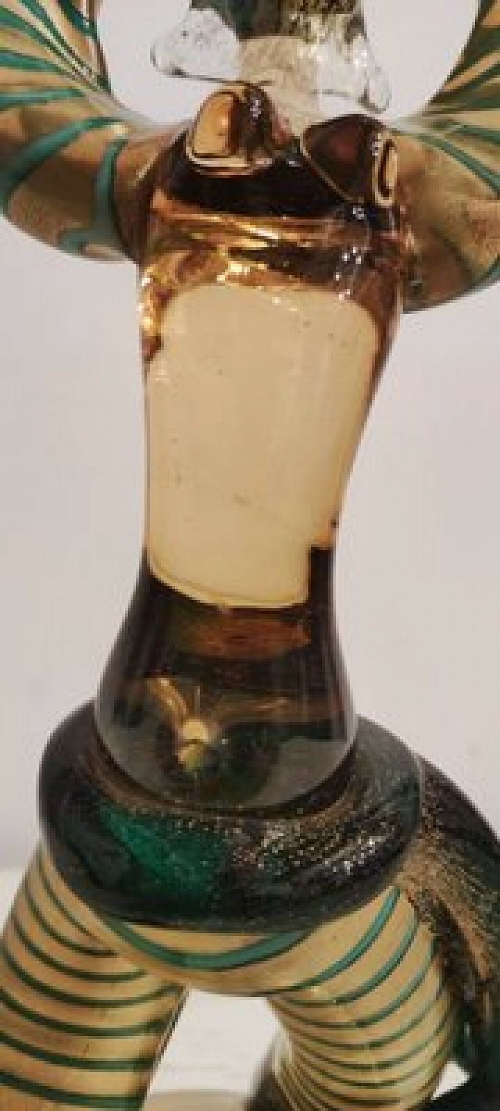 2308.0 Odalisque Candleholder In Murano Glass, 1950s photo