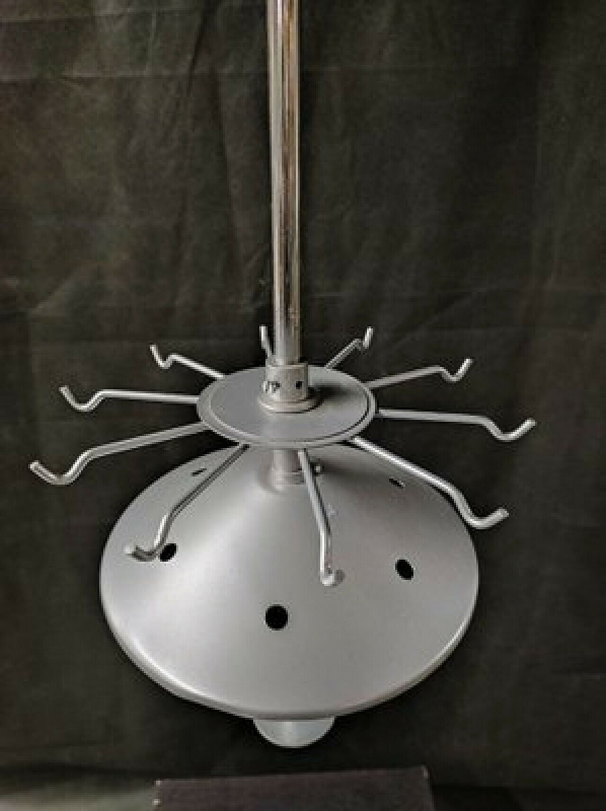 photo vintage Murano Glass Chandelier Attributed To Doria Leuchten, 1980s