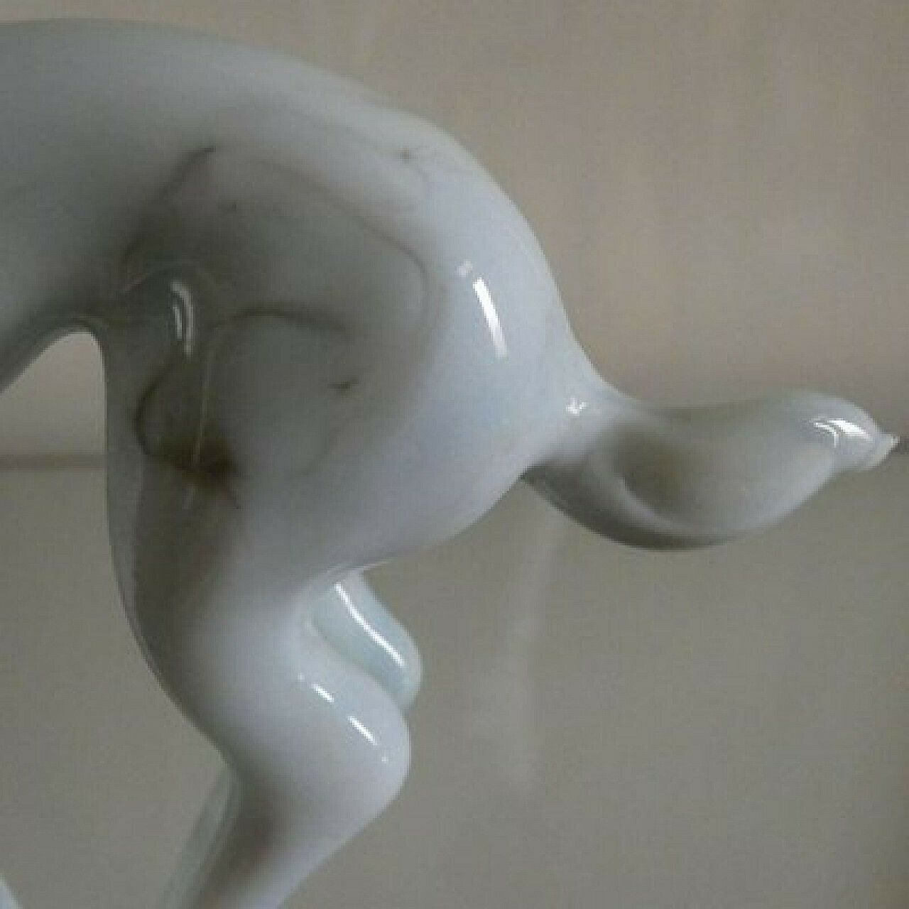 photo furniture Glass Deer Sculpture On Sphere With Marble Base By Istvan Komaromy, 1950s