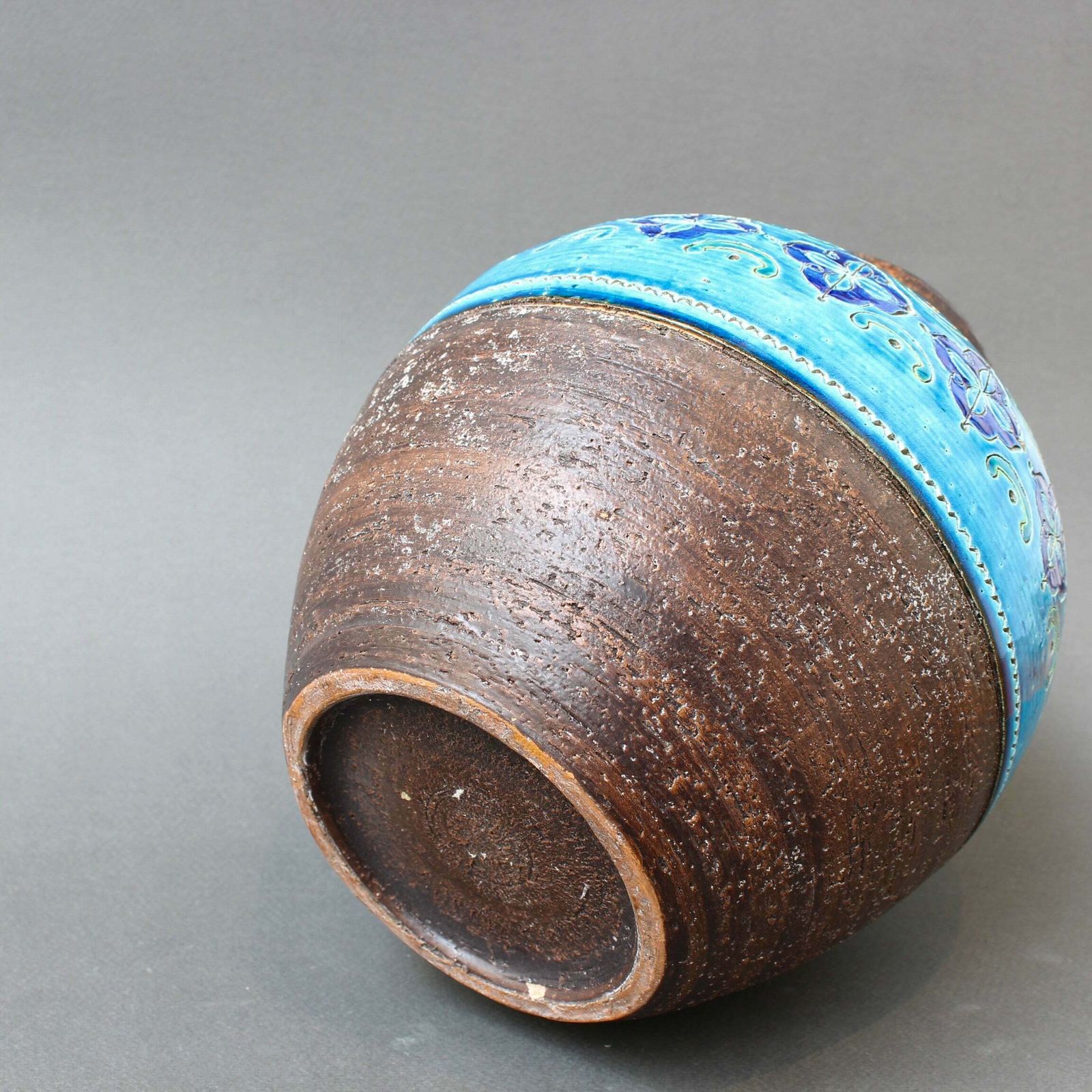 photo vintage Mid Century Italian Ceramic Vase By Aldo Londi For Bitossi   'Arabesque' (Circa 1960s)