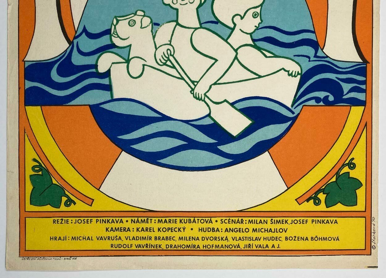 Movie Poster, Captain Korda, Olga Stárková, 1970 photo vinterior