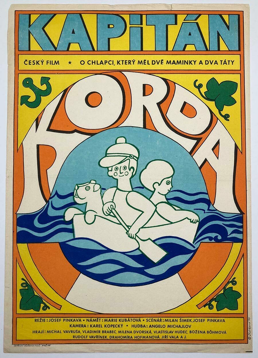 Movie Poster, Captain Korda, Olga Stárková, 1970