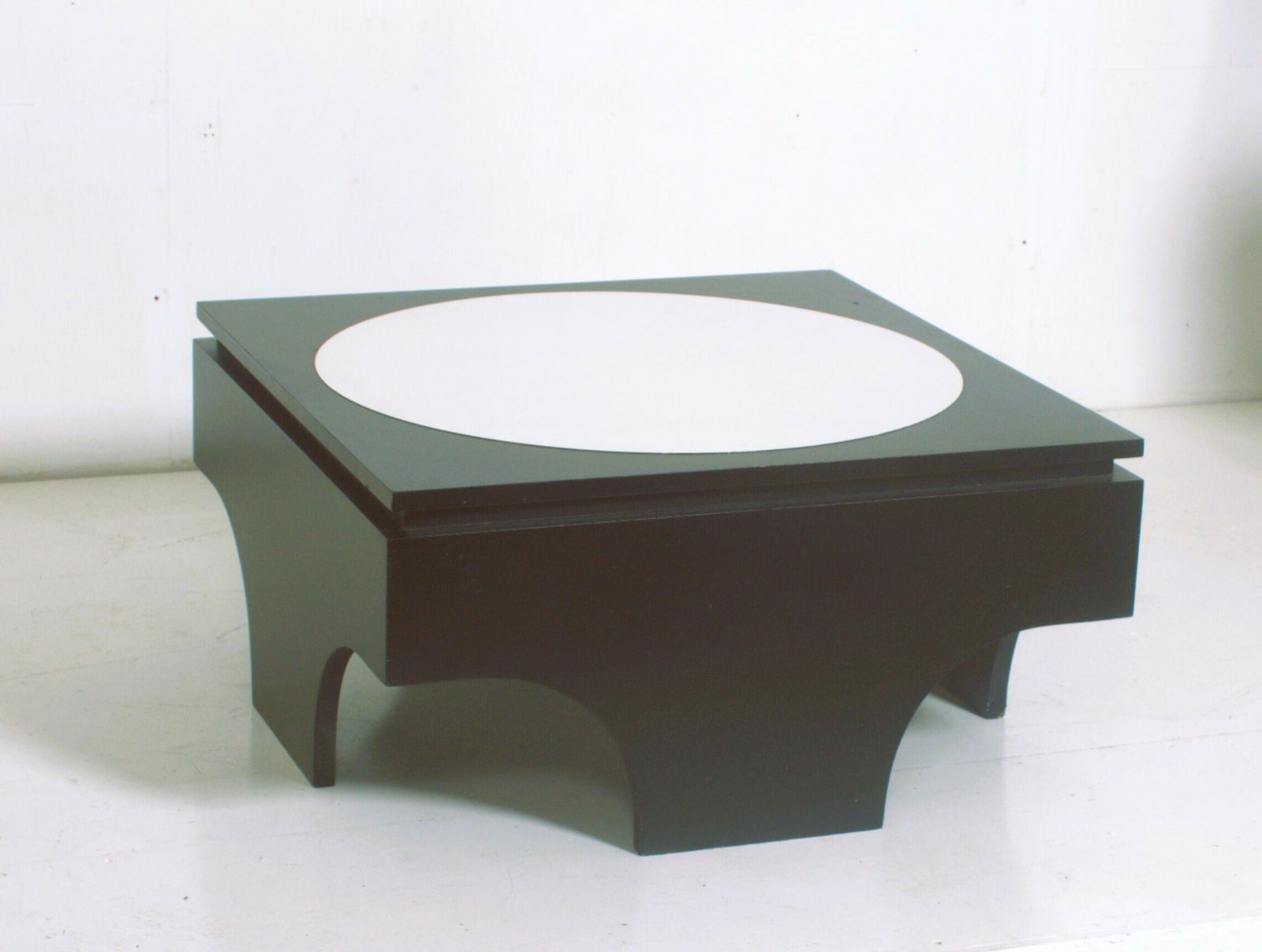 Squar  Coffee Table Made By Emiel Veranneman In Collaboration With The Painter Victor Vasarely photo for sale