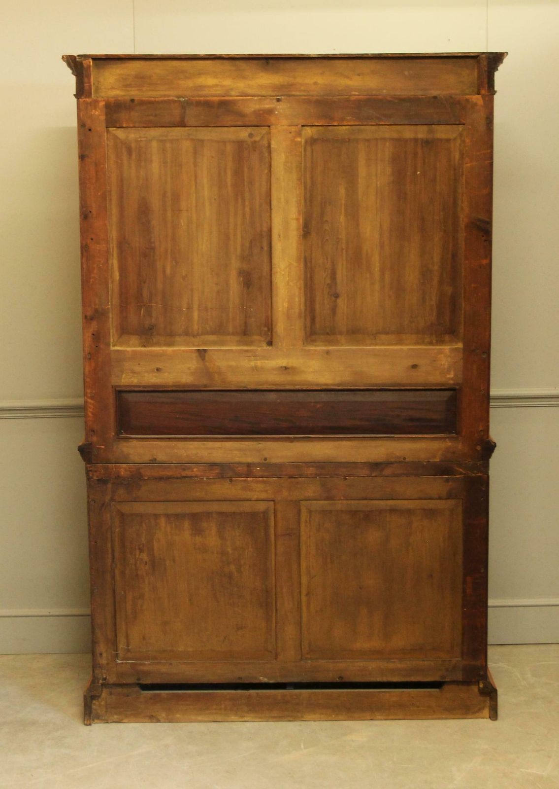Furniture Victorian Bird's Eye Maple Display Bookcase photo