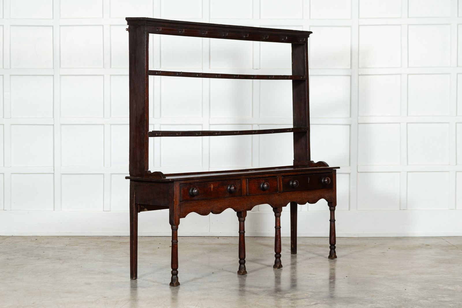 18thc English Oak Dresser, 18th Century And Earlier photo furniture