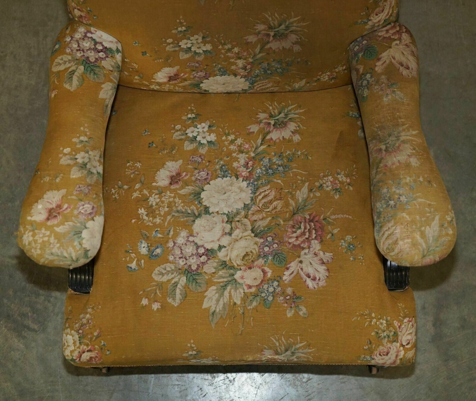 Super Rare Antique Victorian Aesthetic Movement Armchair With Grand Tour Plaques photo 3750.0