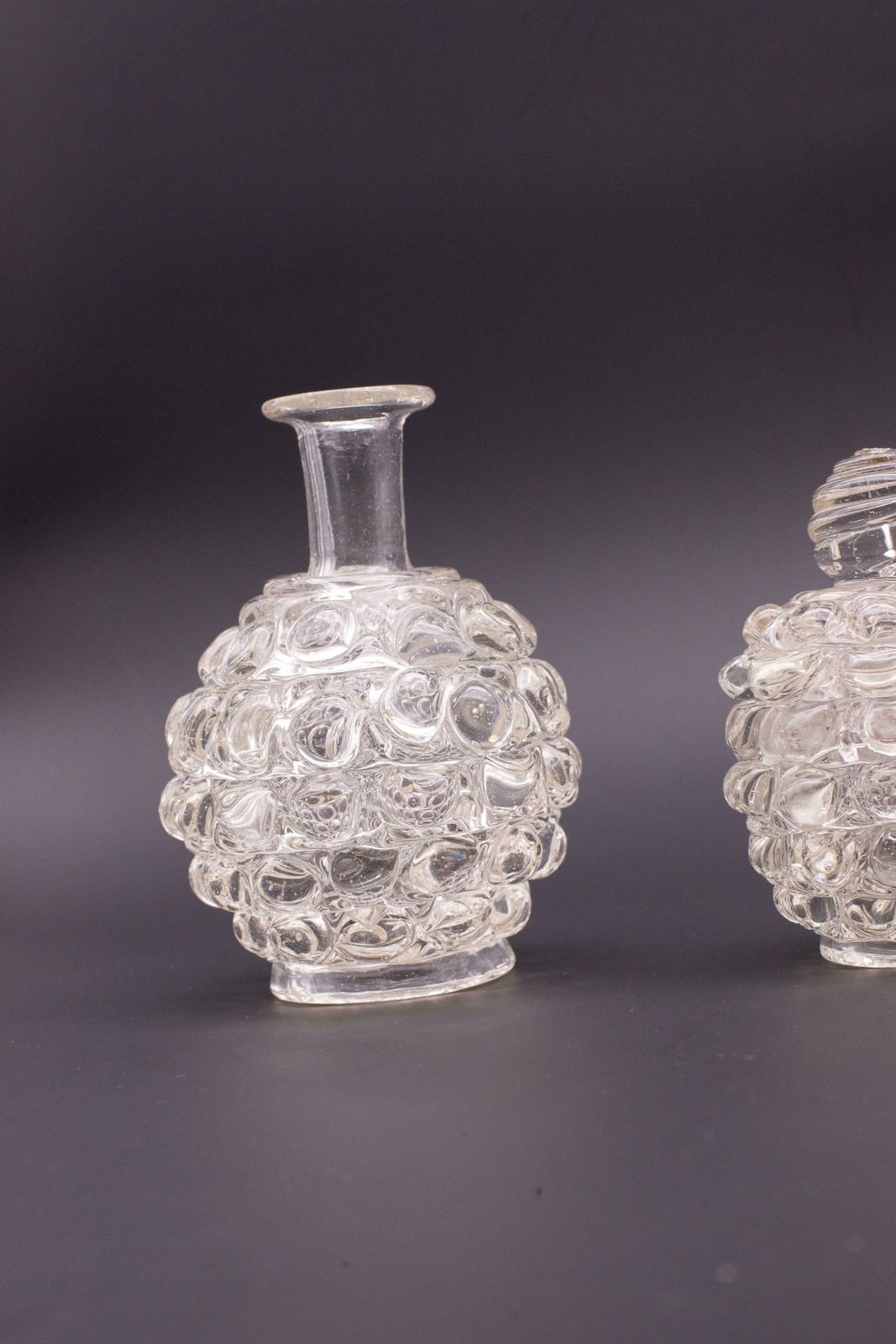 Set Of 3 Series Lenti Vase Barovier & Toso Italy, Murano Glass, 1940s photo vinterior