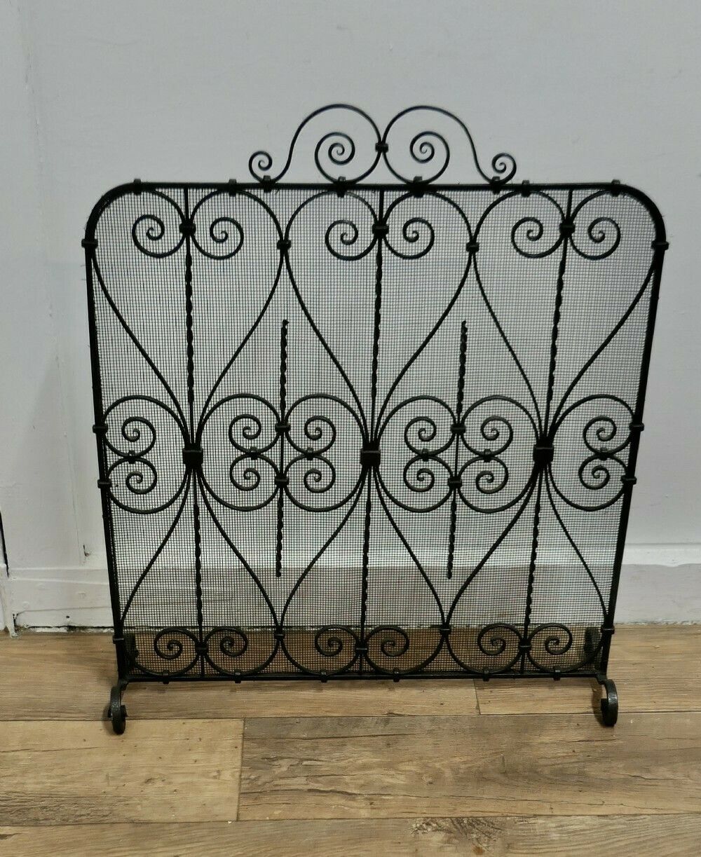 Wrought Iron Fire Screen photo furniture