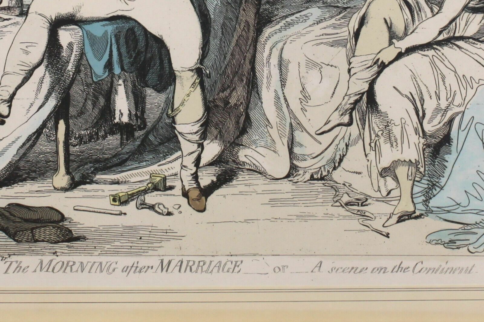 Limited Edition Copy Of James Gillray's "The Morning After Marriage" photo Art