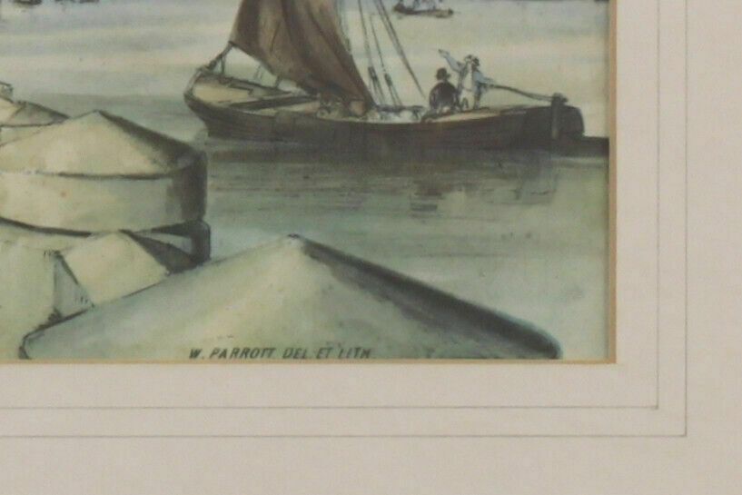 Copy Of 18th Century Lithograph. Lambeth & Westminster From Millbank photo for sale