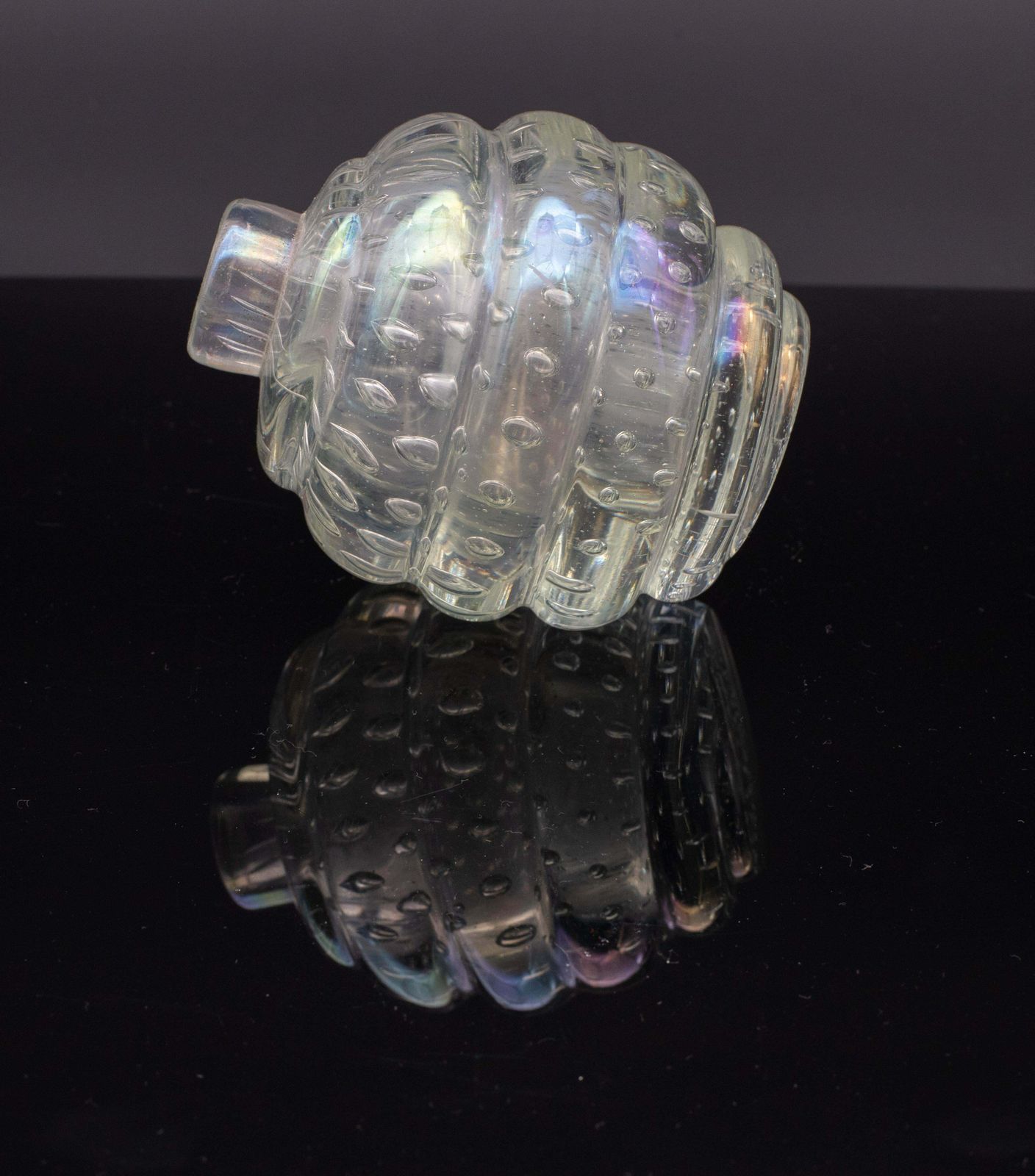 Bubbles Iridescent Vase By Barovier E Toso, 1950s photo buy
