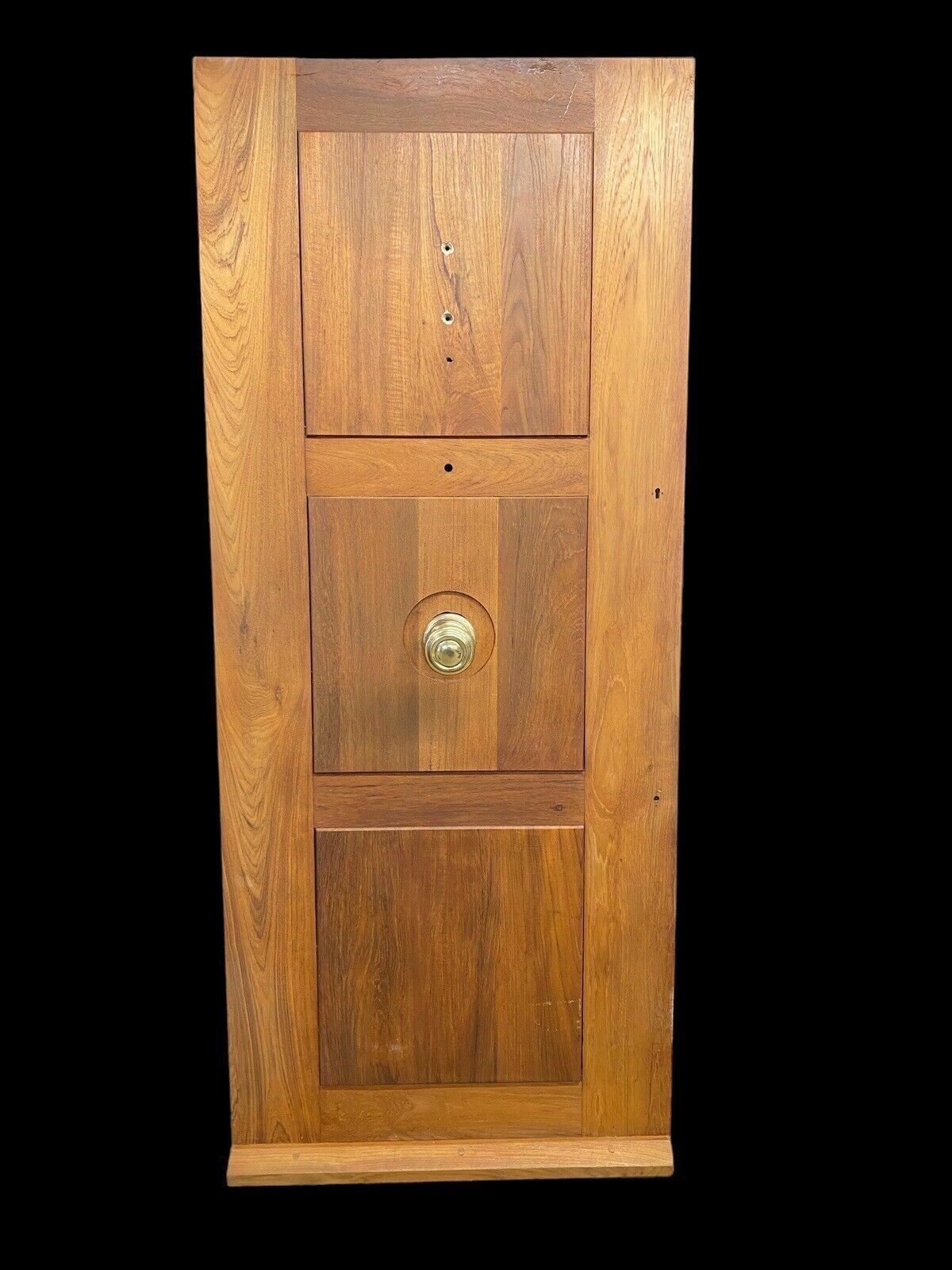 Large Solid Walnut Front Door Reclaimed Bespoke Hardwood Period Antique