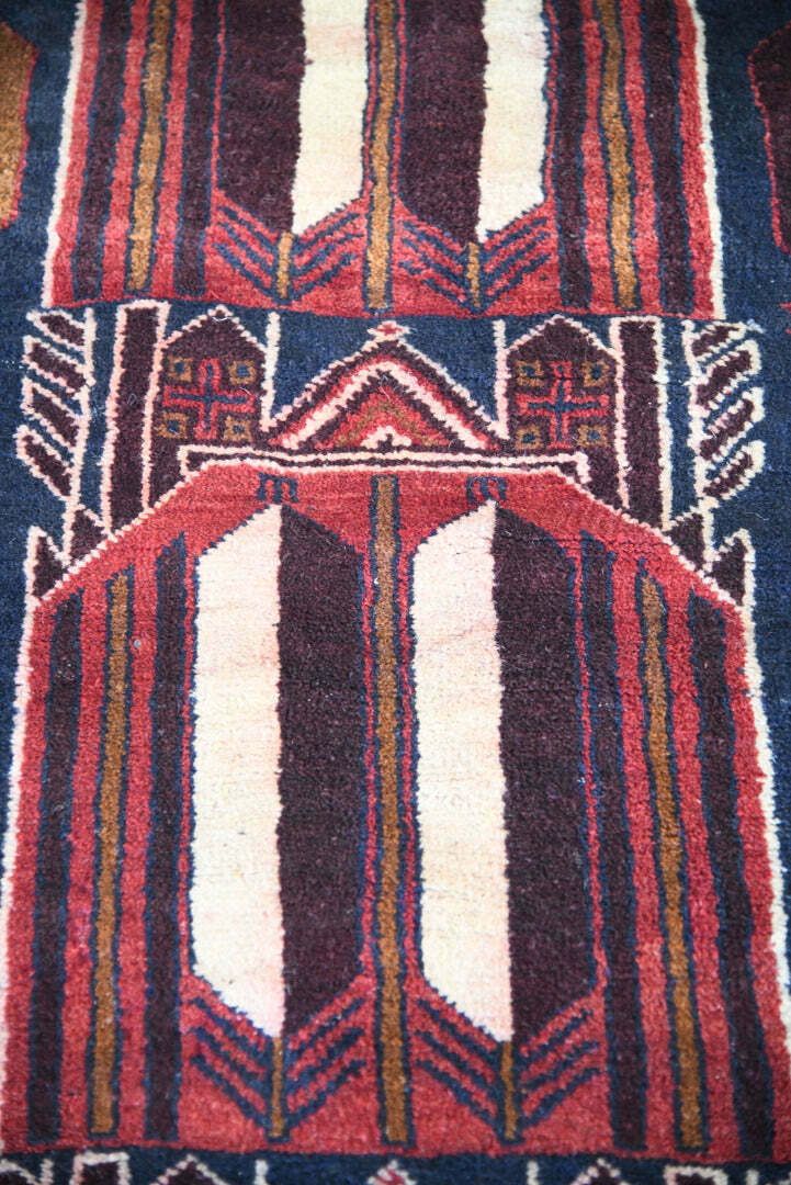 Geometric Wool Rug, Early 20th Century photo vinterior