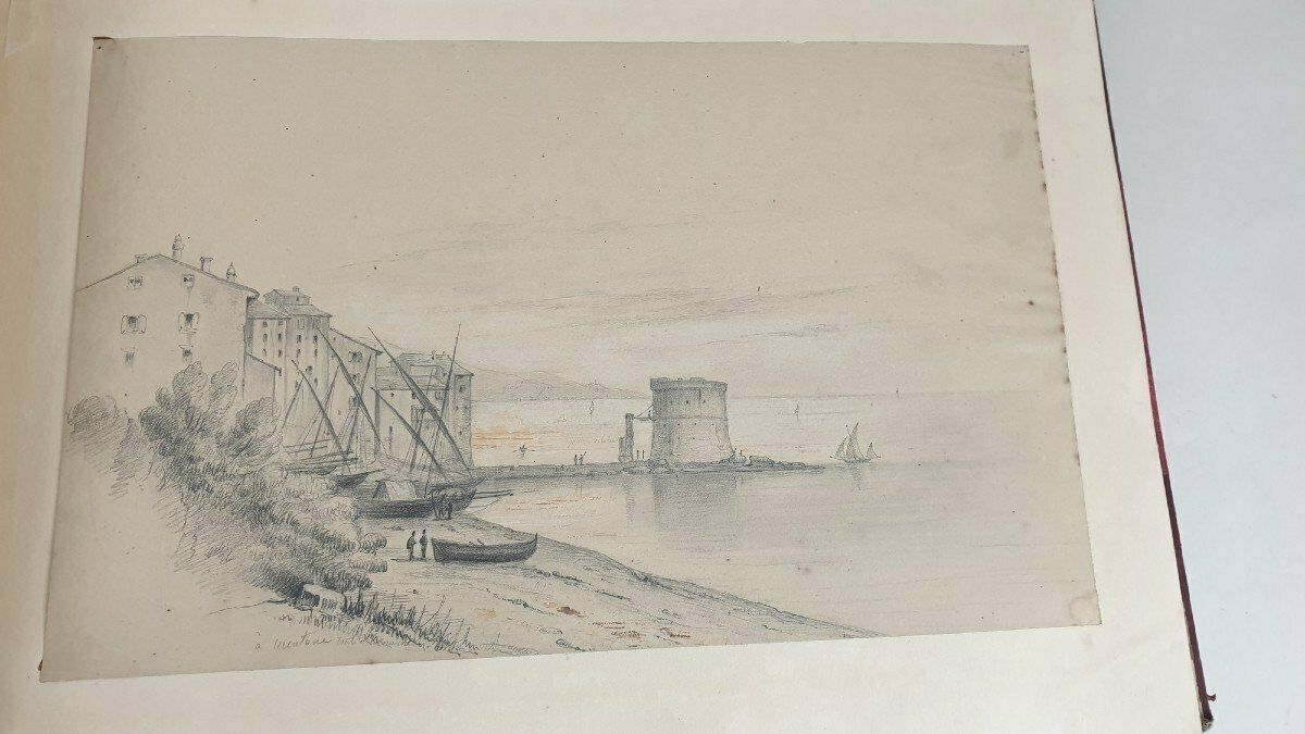 Album Of Travel Drawings, Xixth Century photo 1349.0
