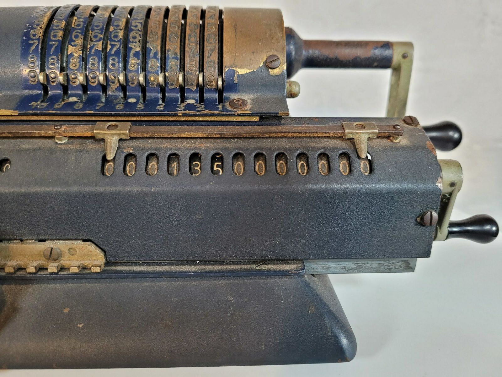Antique Odner And Gotebrig Mechanical Calculator / 1920's Accountancy Tool / Antique Calculator / Pinwheel Calculator photo buy