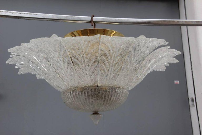 Amazing Fantastic Chandelier Murano Art Glass 1970s Flower photo 3000.0