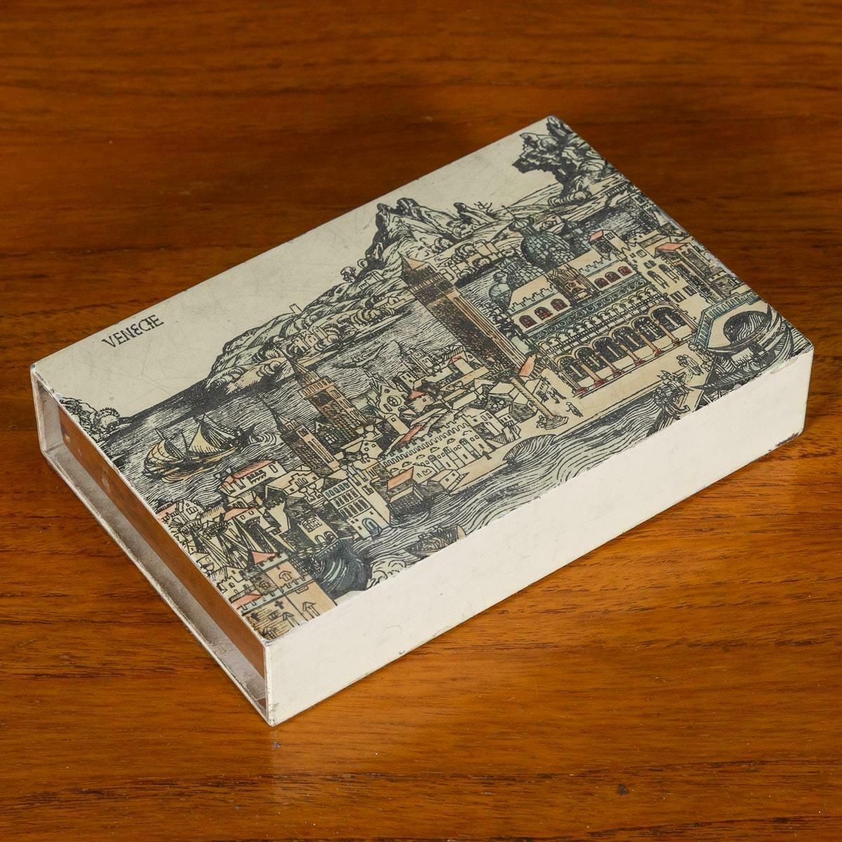Beautiful Matchbox / Trinket Box By Piero Fornasetti, Italy, C.1960/70's photo buy