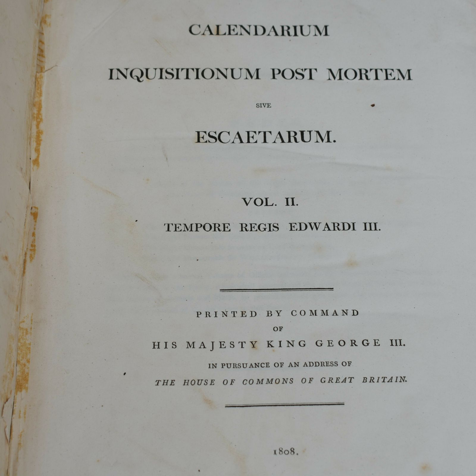 Antique 1806 Inquisitions Post Mortem Latin Leather Books George III Set Of 4 photo Home Decor
