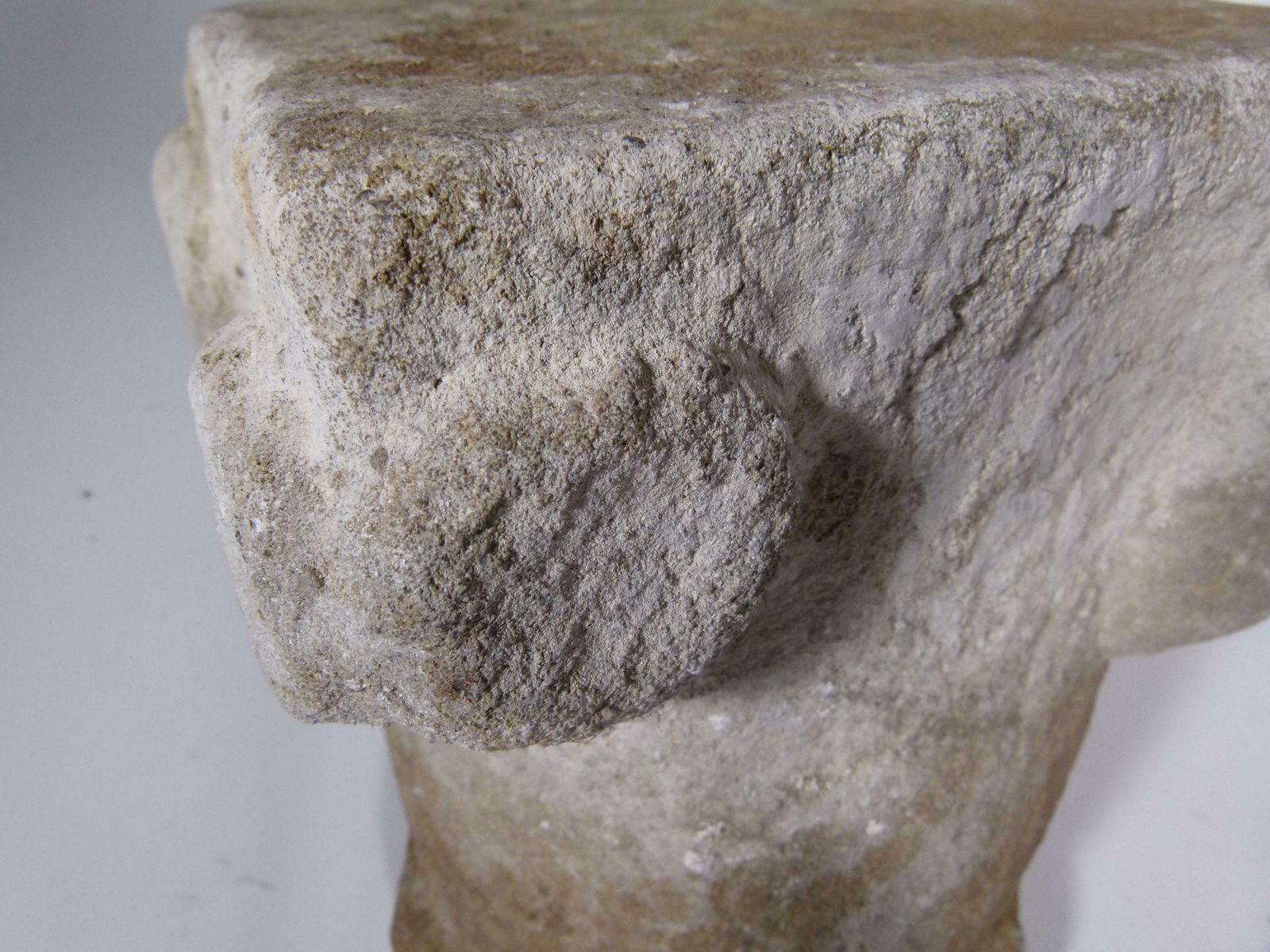 photo furniture Romanesque Hand Carved Limestone Capital From Spain