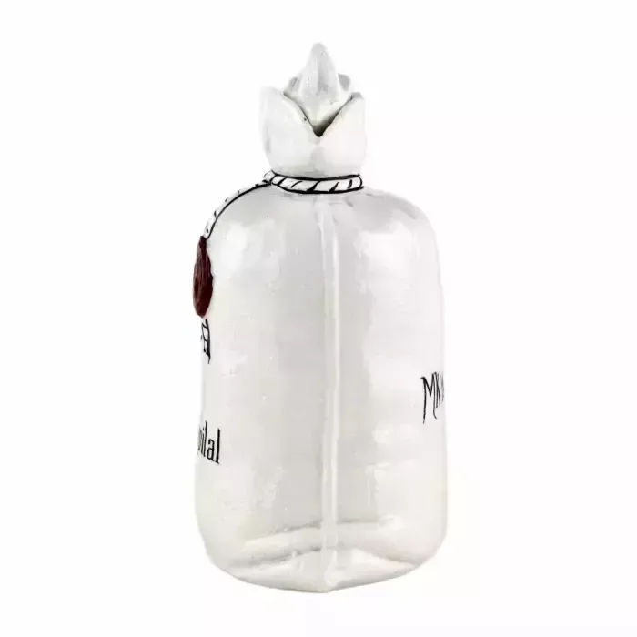 Porcelain Bottle Mein Flüssiges Kapital, In The Shape Of A Canvas Money Bag. photo Home Decor