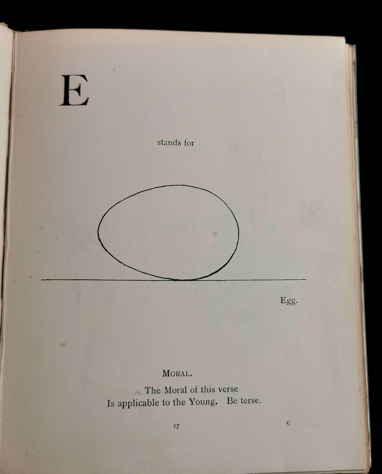 A Moral Alphabet, In Words Of From One To Seven Syllables, 1st Edition, H Belloc