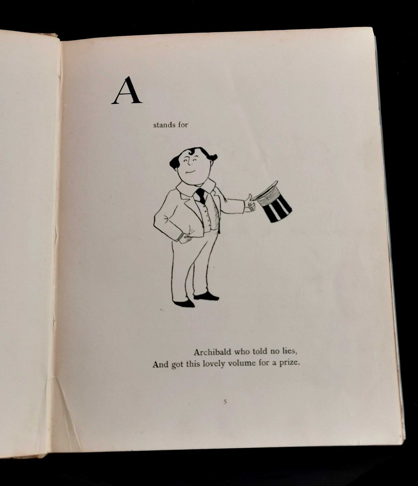A Moral Alphabet, In Words Of From One To Seven Syllables, 1st Edition, H Belloc photo vinterior