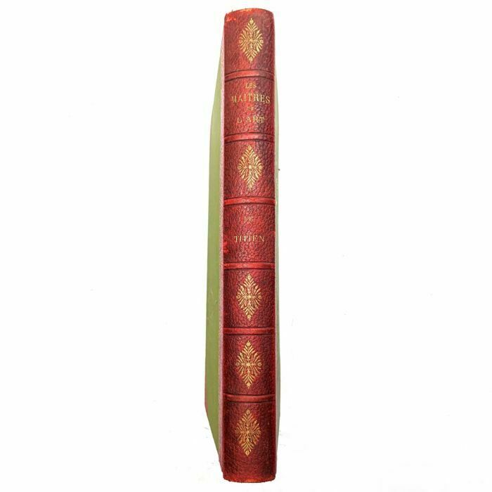 Old Book   The Masters Of The Art In (X) Volumes 1901 photo vinterior