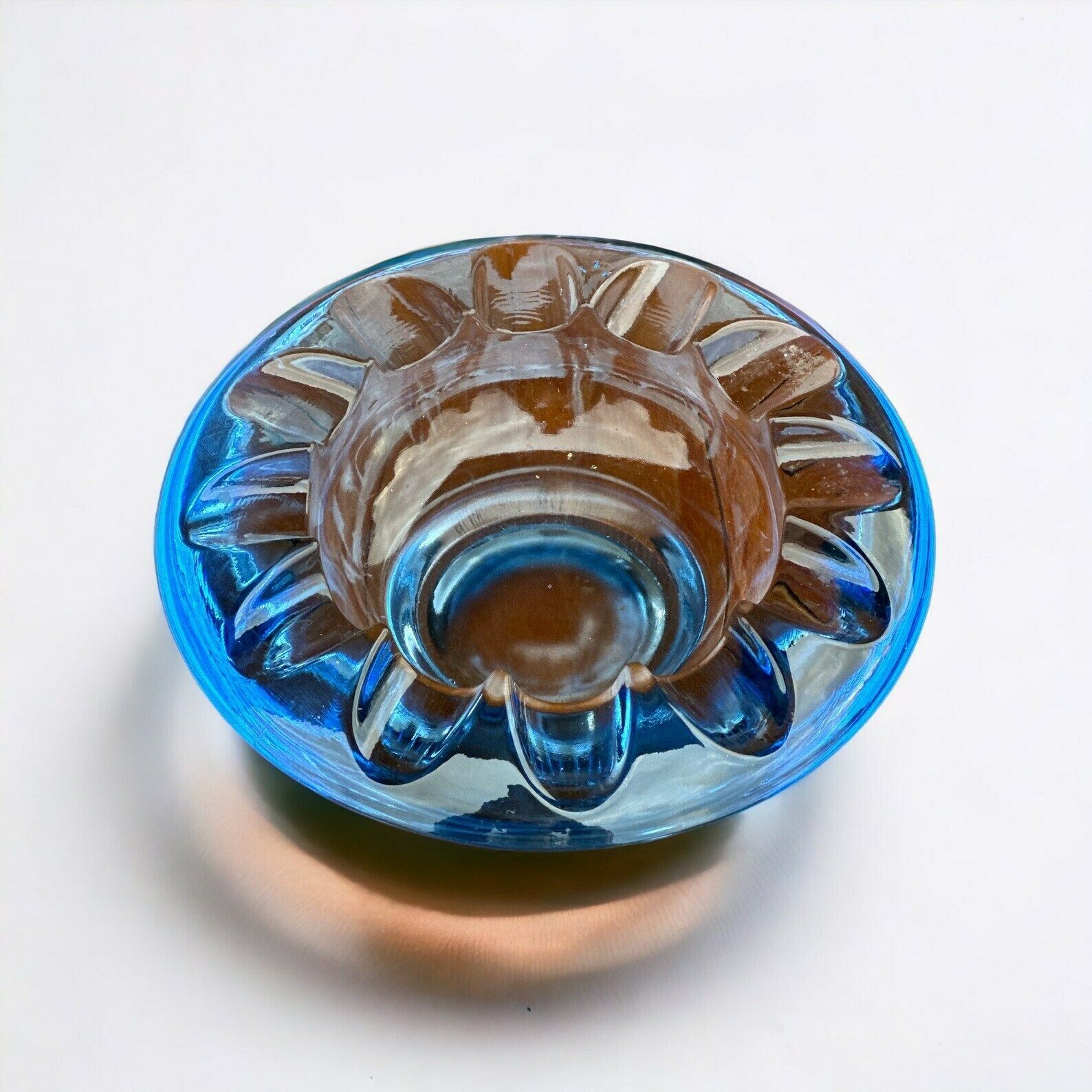Midcentury 1960s Rosice Pale Blue Bowl No.983 By Adolf Matura photo Home Decor