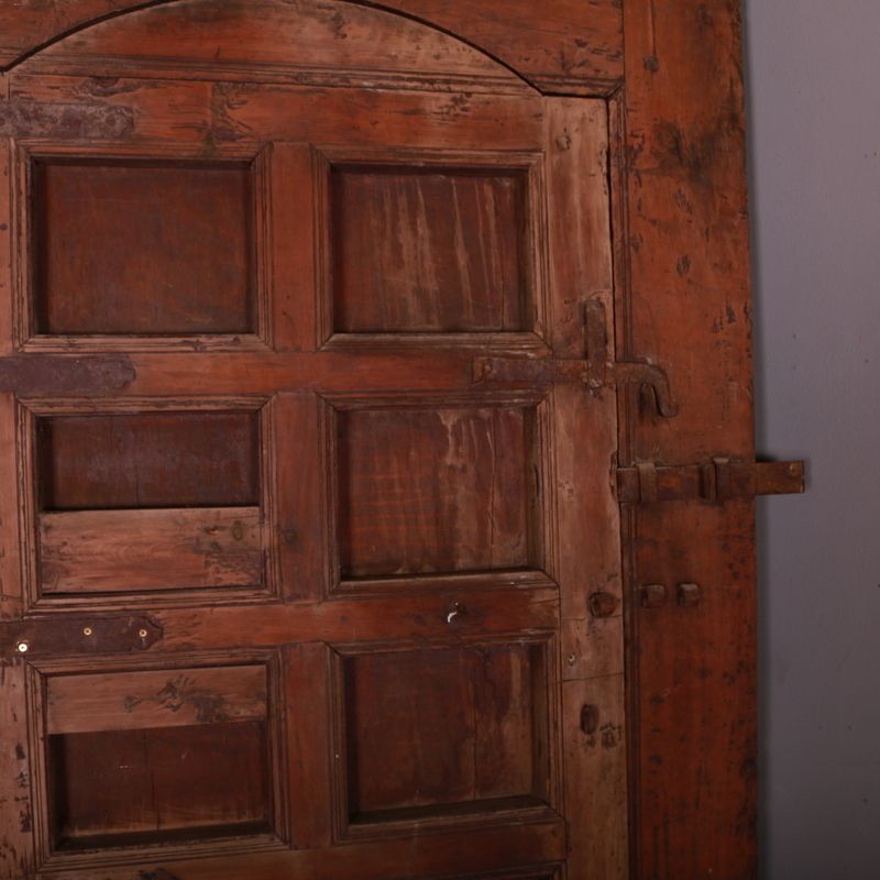 photo furniture Moroccan Wooden Studded Door And Frame