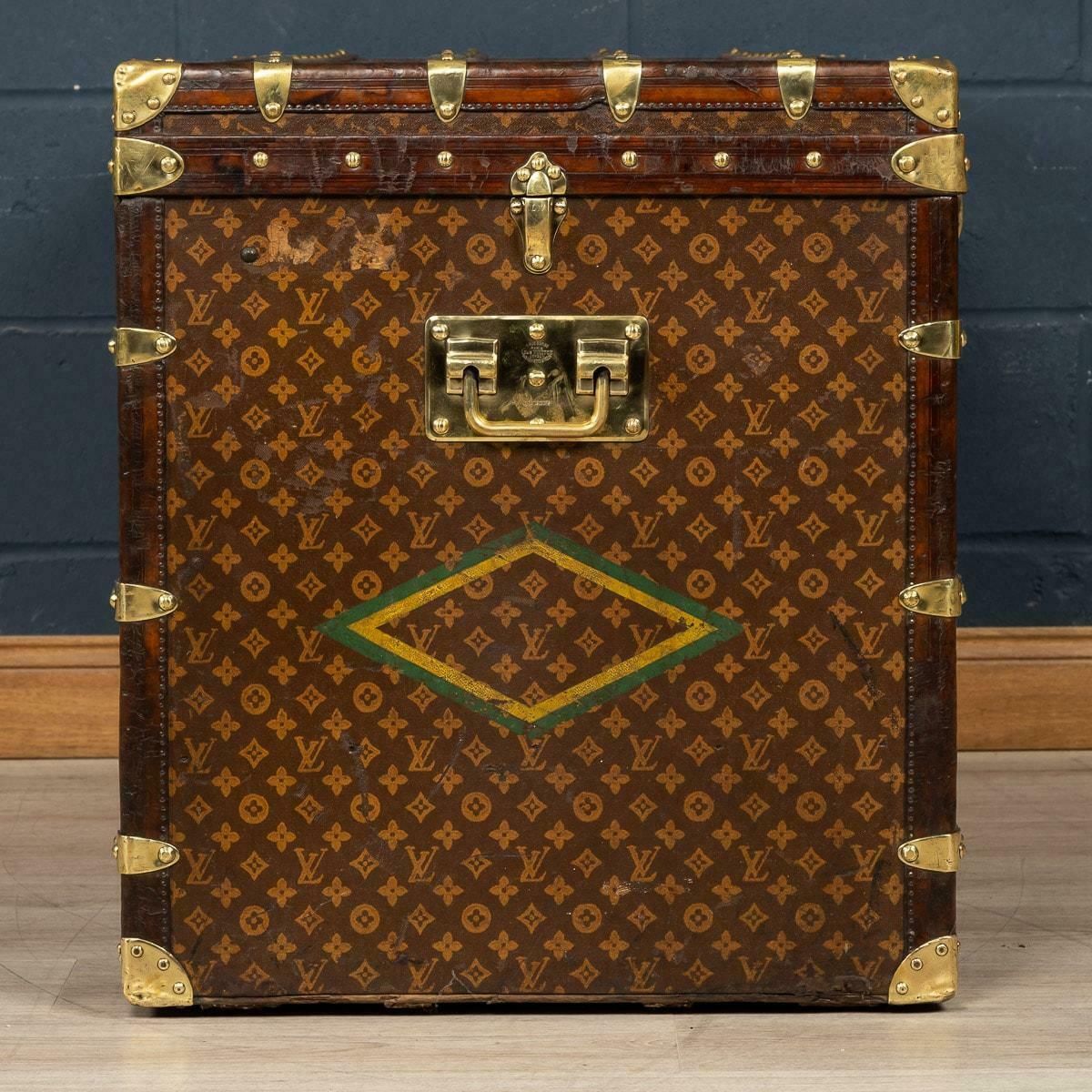 20th Century Louis Vuitton "Malle Haute" In Monogram Canvas, France, C.1910 photo 32995.0
