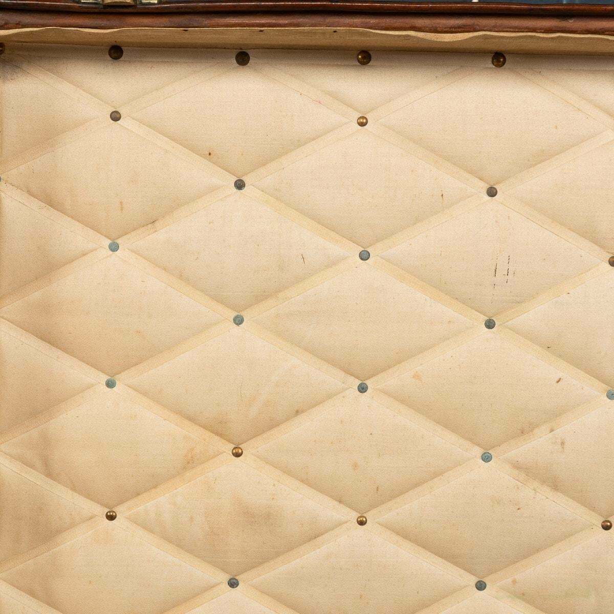 Furniture 20th Century Louis Vuitton "Malle Haute" In Monogram Canvas, France, C.1910 photo