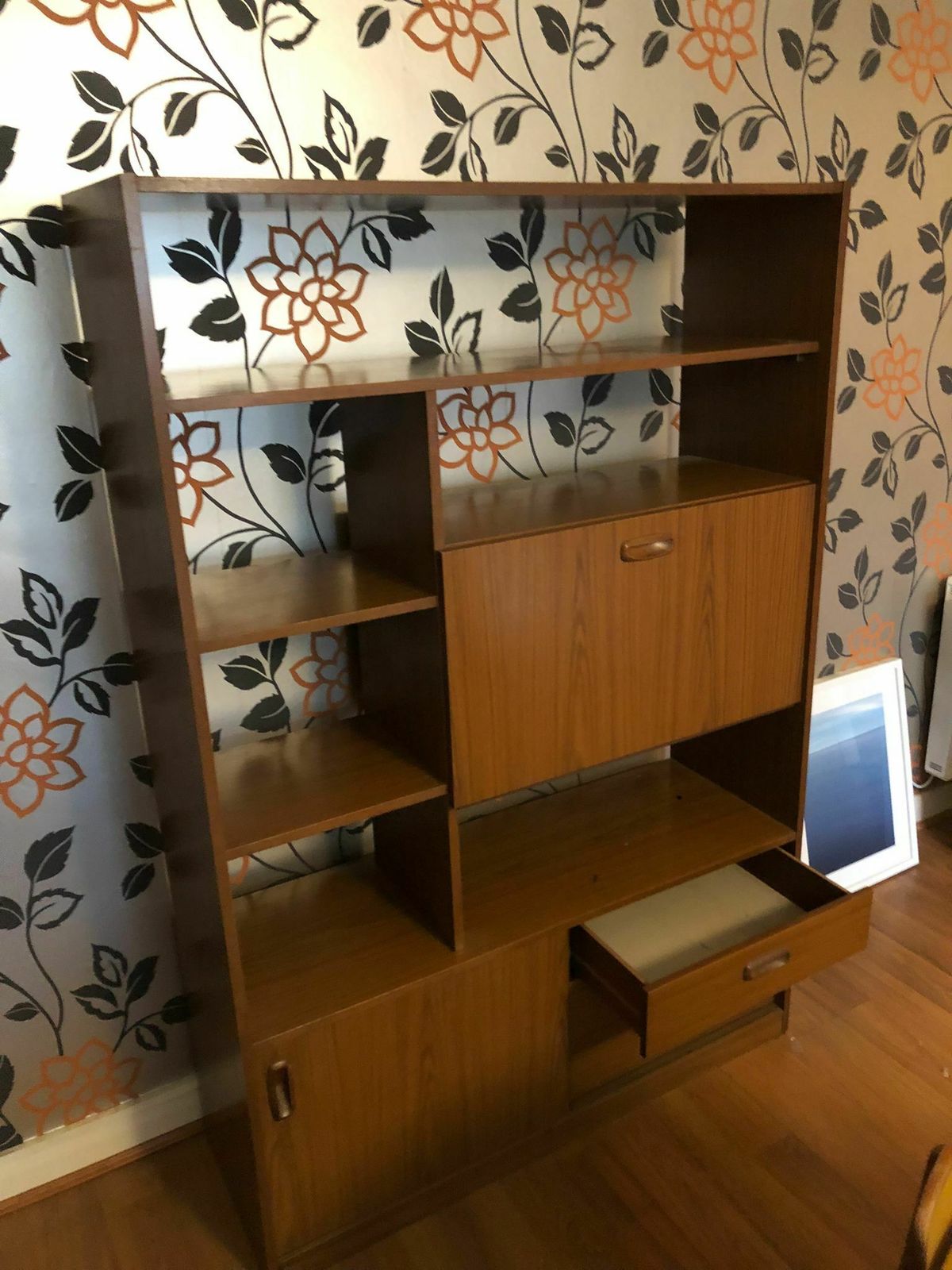 1960's Mid Century Shelf Unit By Schreiber photo for sale