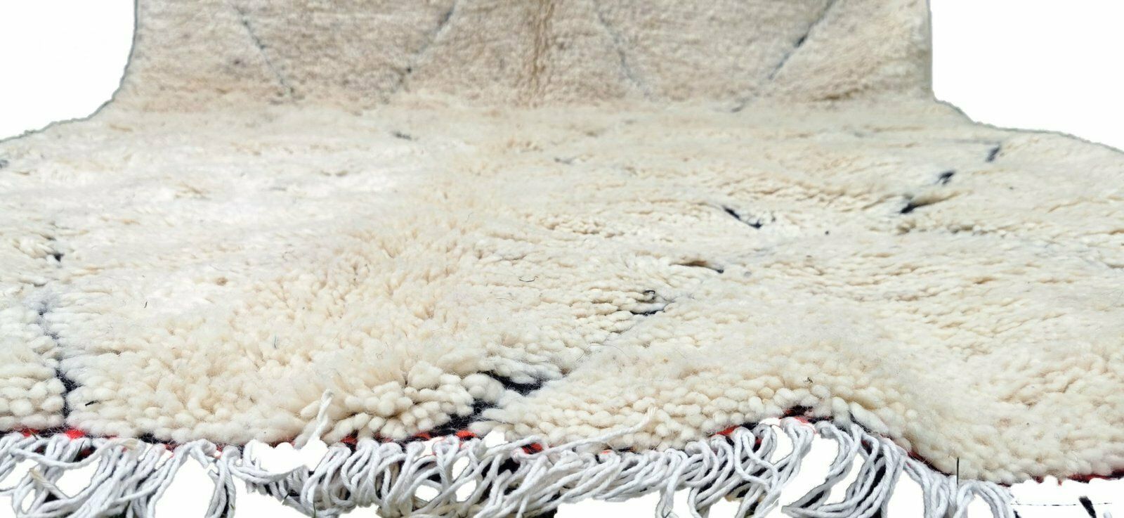 2bl8549 Genuine Moroccan Beni Ouarain Rug. Natural Wool. 8.5×4.9ft photo for sale