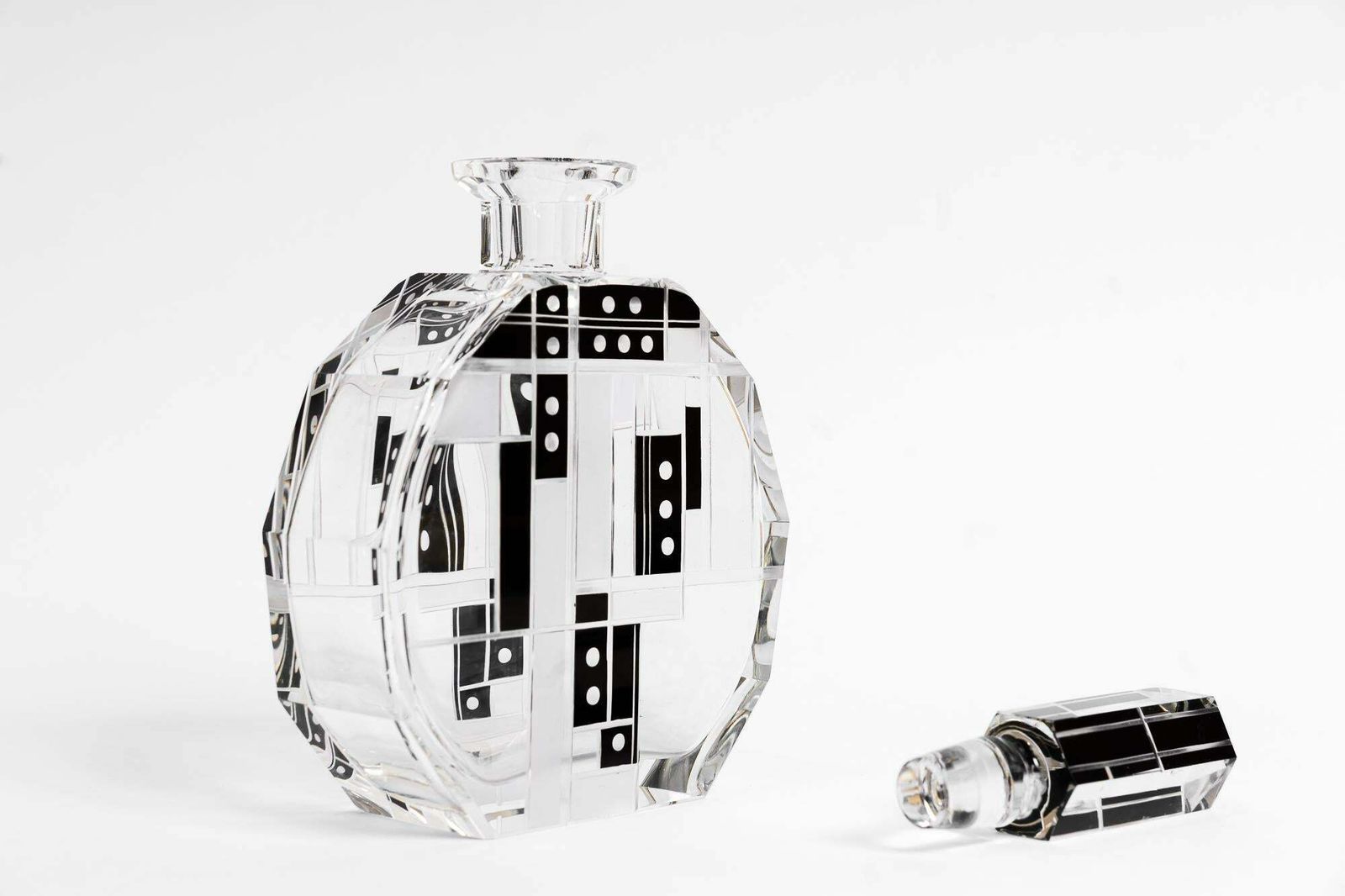 Art Deco Brandy Bottle Vienna Around 1920s photo 303.0